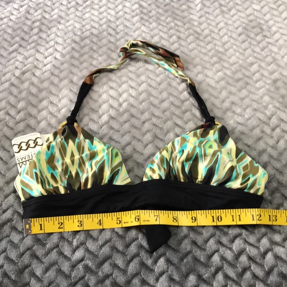 Swim Systems Collection Bikini Top, Multi Earth palette Colours, Size M - Picture 4 of 8